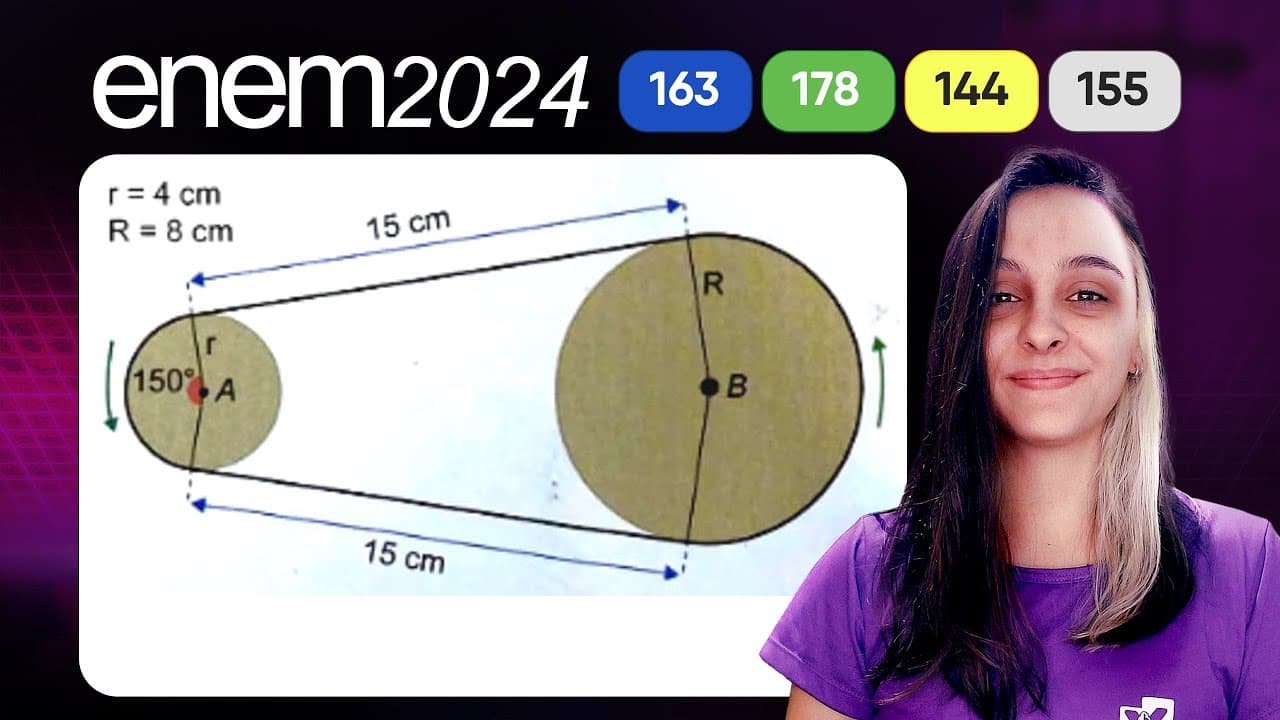 Thumbnail: Questão 163 - Caderno Azul |  | MATEMÁTICA ENEM 2024