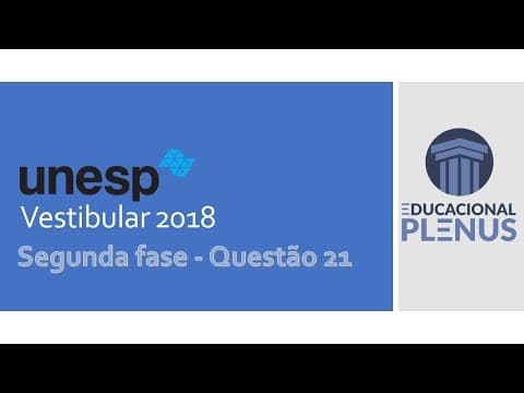 Thumbnail da aula: UNESP - 2018 [2ª Fase - Física] (Q 21)