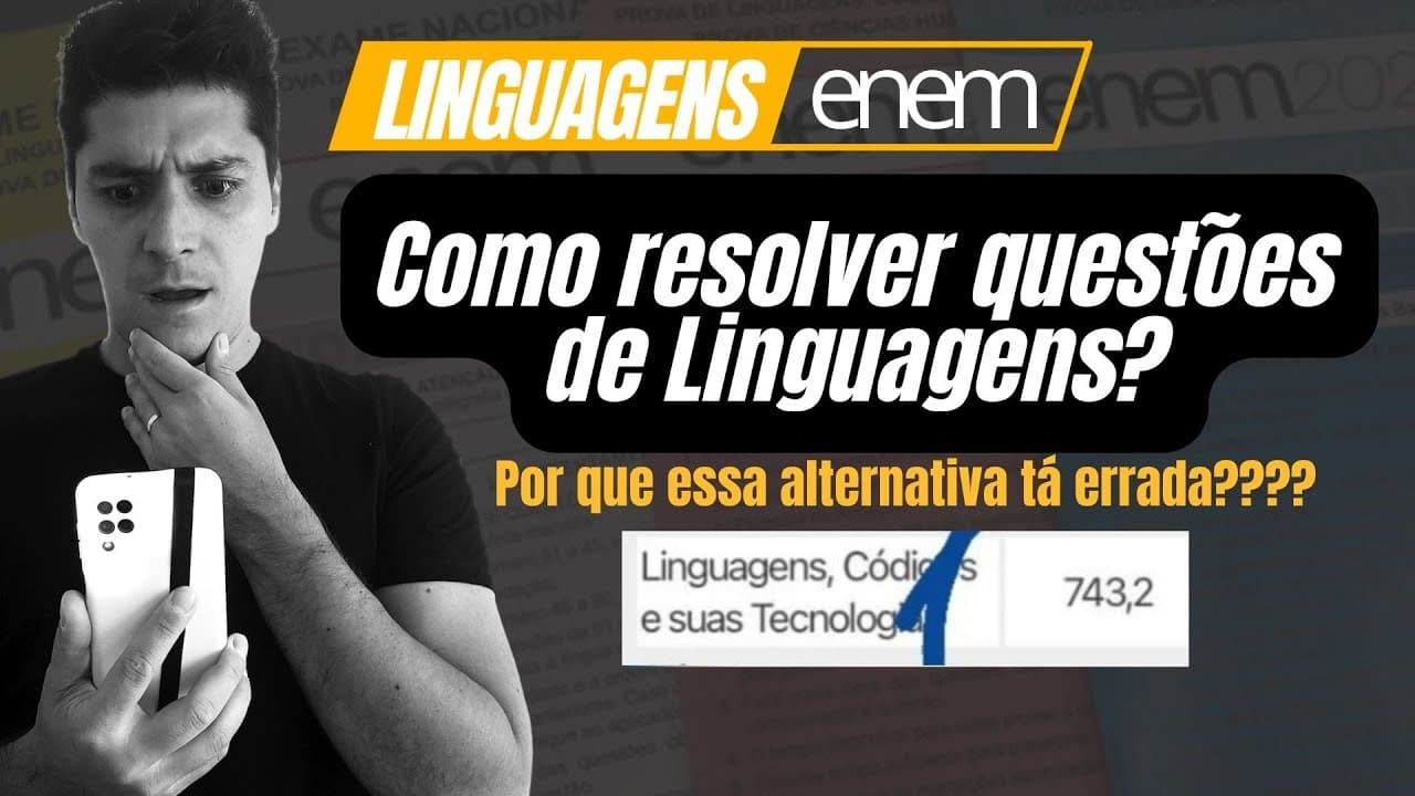 Thumbnail: Como Resolver questões de LINGUAGENS?