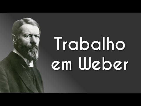 Thumbnail da aula: Trabalho em Weber - Brasil Escola