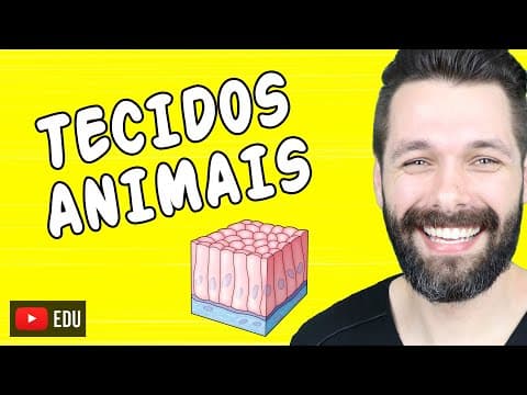 Thumbnail da aula: TECIDOS ANIMAIS - HISTOLOGIA ANIMAL - Mapa Mental e Resumo | Biologia com Samuel Cunha