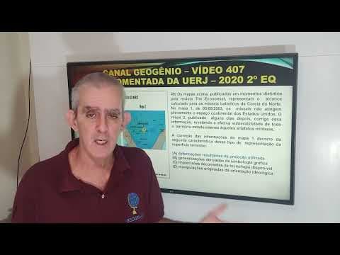 Thumbnail da aula: PROVA COMENTADA DE GEOGRAFIA DA UERJ 2 EQ 2020