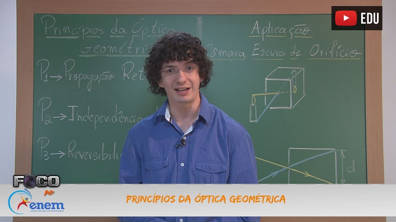 Thumbnail: Videoaulas Poliedro | Enem | Princípios da Óptica Geométrica