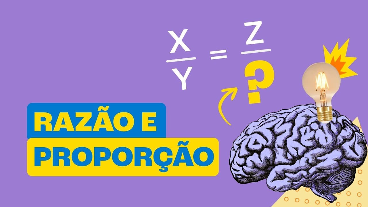 Thumbnail: Razão e Proporção Explicadas com Exemplos Práticos! ✨
