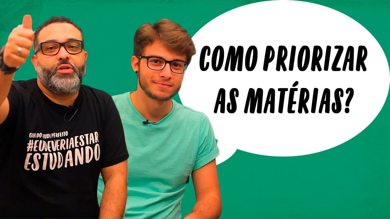 Thumbnail: Como priorizar as matérias? - Me Tira Uma Dúvida | Descomplica