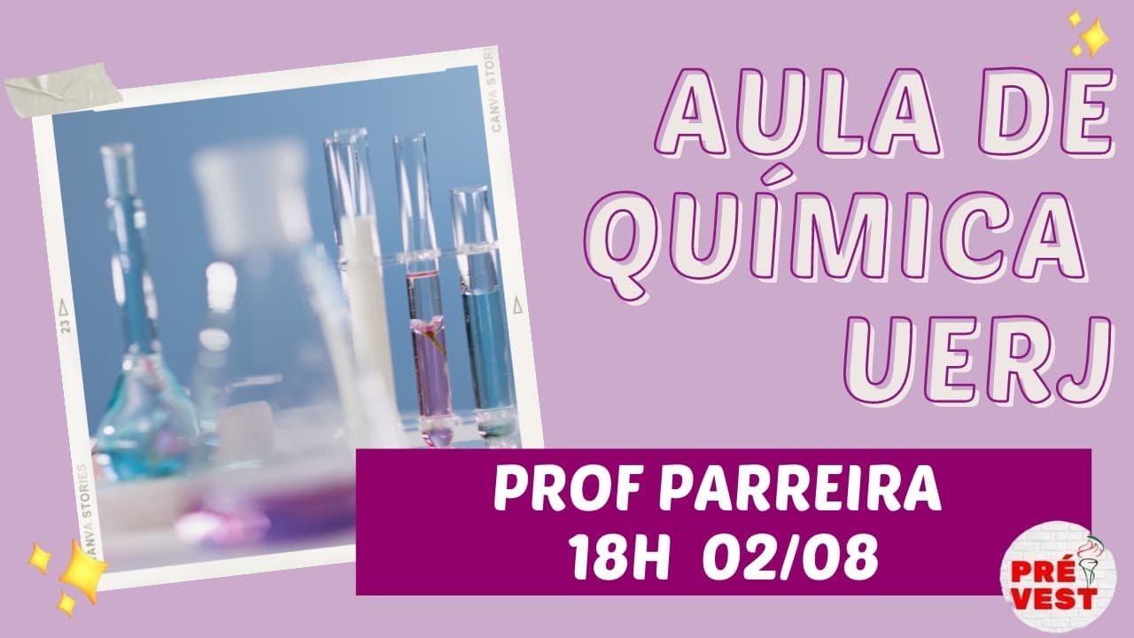 Thumbnail: Aula de Química Vestibular UERJ 2023