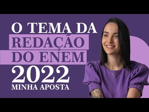 Thumbnail da aula: E se este for o tema? - Redação ENEM | 07