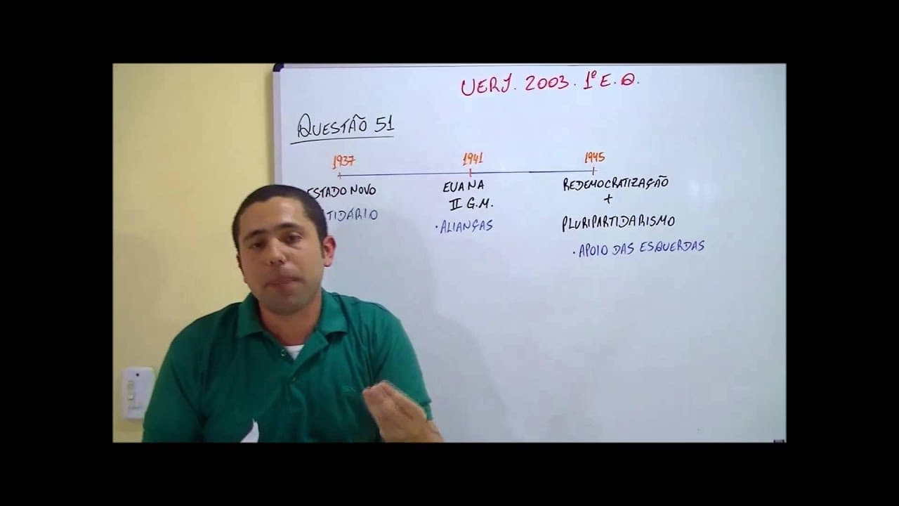 Thumbnail: QUESTÕES RESOLVIDAS  REVISÃO UERJ  HISTÓRIA PARTE 1   JUN 13   PROF  PAULO TOWESEND