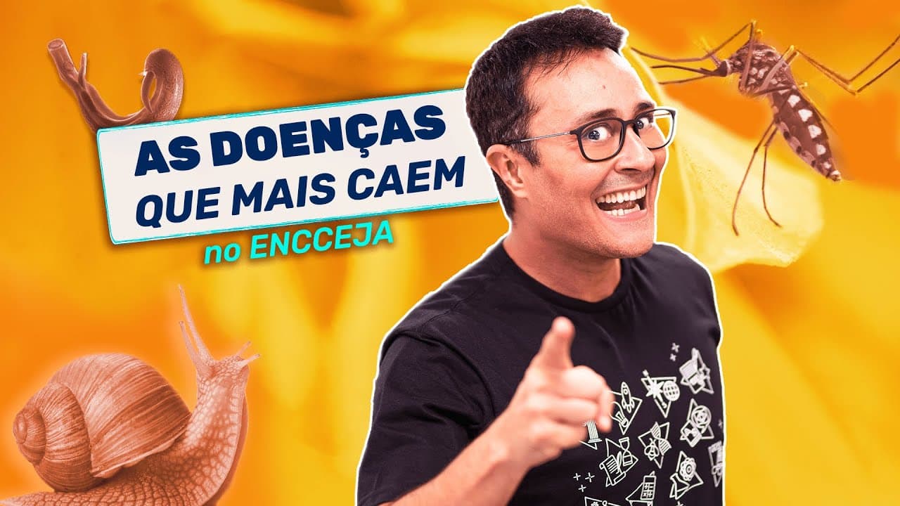 Thumbnail: As doenças que mais caem no ENCCEJA | Prof. Paulo Jubilut