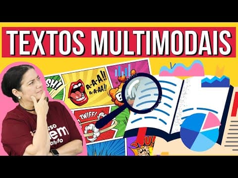 Thumbnail da aula: TEXTOS MULTIMODAIS | Resumo de Português para o Enem