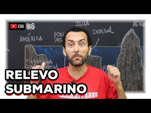 Thumbnail da aula: Como é o RELEVO SUBMARINO? | Geografia |