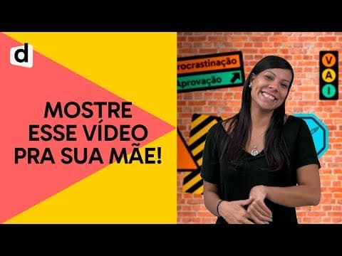 Thumbnail da aula: COMO MÃES PODEM AJUDAR OS FILHOS NO VESTIBULAR | PLANTÃO DESCOMPLICA
