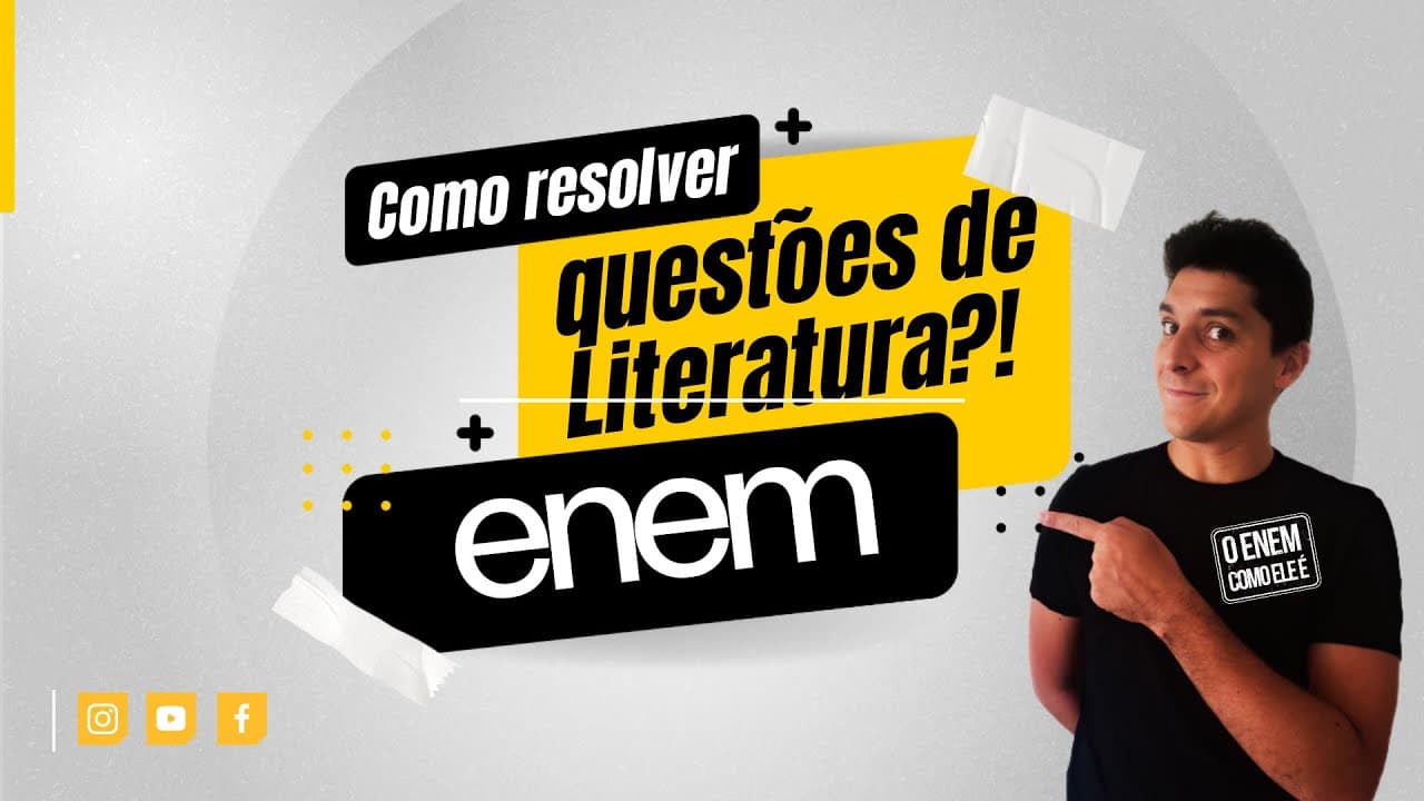 Thumbnail: Como resolver questões de Literatura?!