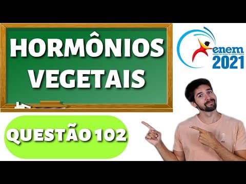 Thumbnail da aula: QUESTÃO ENEM 2021: O plantio por estaquia é um método de propagação de plantas no qual partes de um