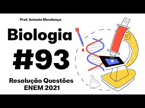 Thumbnail da aula: ENEM 2021 - O polvo mimético apresenta padrões cromáticos e comportamentos muito curiosos.