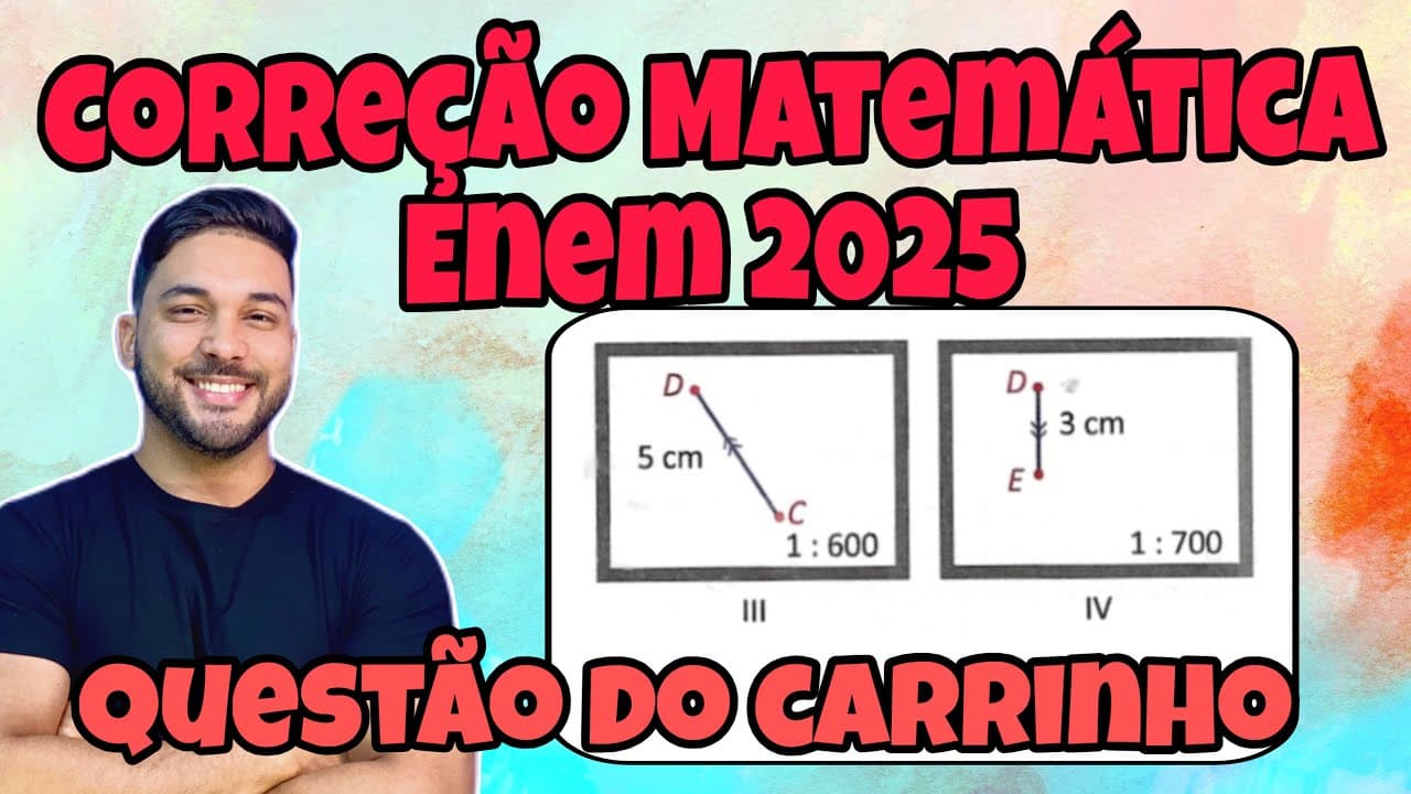 Thumbnail: ENEM 2025 - MATEMÁTICA | O CONTROLE REMOTO DE UM CARRINHO DE BRINQUEDO VEM EQUIPADO COM UMA TELA...