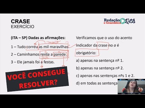 Thumbnail da aula: QUESTÃO DA PROVA MAIS DIFÍCIL DO PAÍS: SERÁ QUE VOCÊ ACERTA? - Profa. Pamba