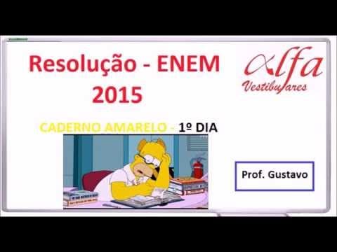 Thumbnail da aula: Resolução Detalhada do ENEM 2015 - Química