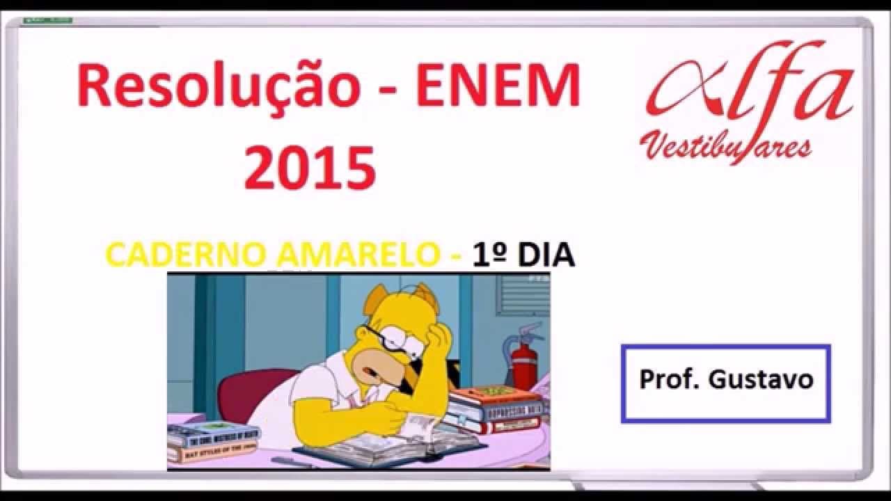 Thumbnail: Resolução Detalhada do ENEM 2015 - Química
