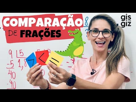 Thumbnail da aula: FRAÇAO | COMPARAÇÃO de FRAÇÕES de um jeito fácil | 6º ano. Matemática Básica | \Prof. Gis/