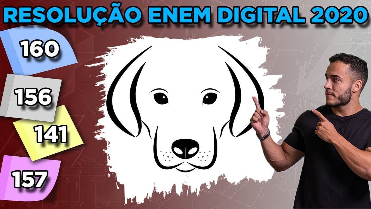 Thumbnail: 🟢 Questão 160 - Caderno Azul | Razão e Proporção | MATEMÁTICA ENEM DIGITAL 2020
