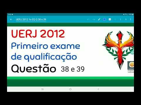 Thumbnail da aula: UERJ 2012 primeiro exame de qualificação questões 38 e 39, lançamento horizontal