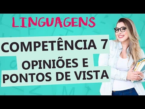 Thumbnail da aula: COMPETÊNCIA 7 DA PROVA DE LINGUAGENS - ENEM - Aula 7 - Profa. Pamba - Linguagens