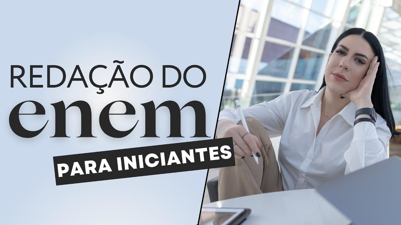 Thumbnail: COMO FAZER UMA REDAÇÃO PELA PRIMEIRA VEZ