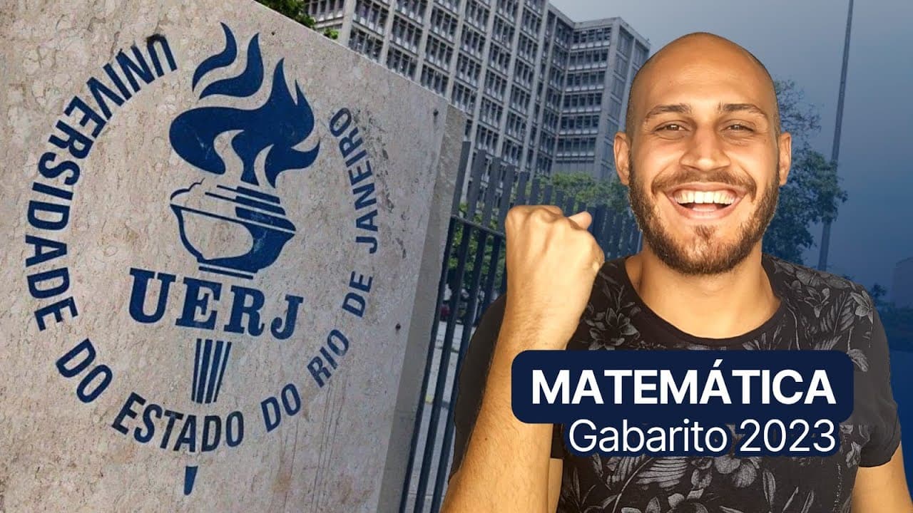 Thumbnail: GABARITO COMENTADO DE MATEMÁTICA DA UERJ 2023