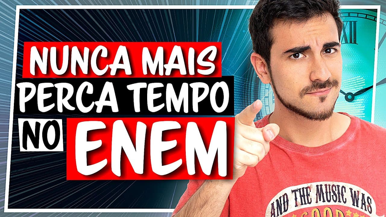 Thumbnail: Como GANHAR TEMPO em MATEMÁTICA no ENEM - Macete de Matemática