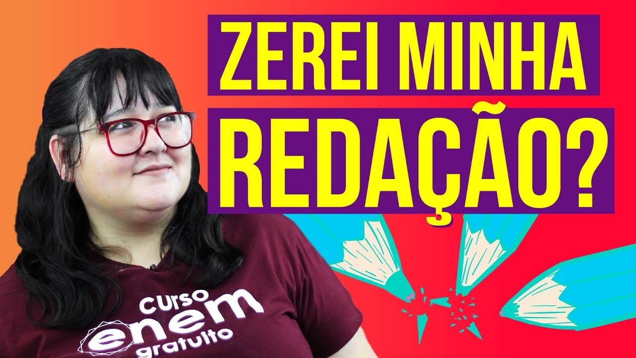 Thumbnail: ZEREI MINHA REDAÇÃO? | MITOS E VERDADES SOBRE A REDAÇÃO DO ENEM 2019