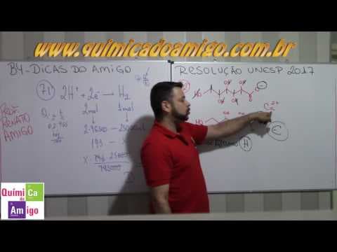 Thumbnail da aula: Resolução UNESP 2017 1ª Fase Química completo