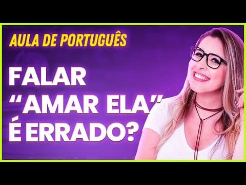 Thumbnail da aula: 🚨 ERRO COMUM NA LÍNGUA PORTUGUESA: O QUE É CACOFONIA? - Professora Pamba