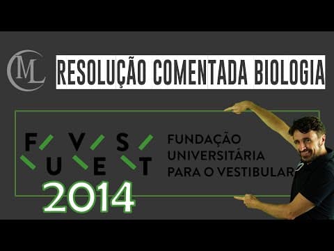 Thumbnail da aula: FUVEST 2014 - CORREÇÃO DA PROVA DE BIOLOGIA - Professor Marcio Léo.