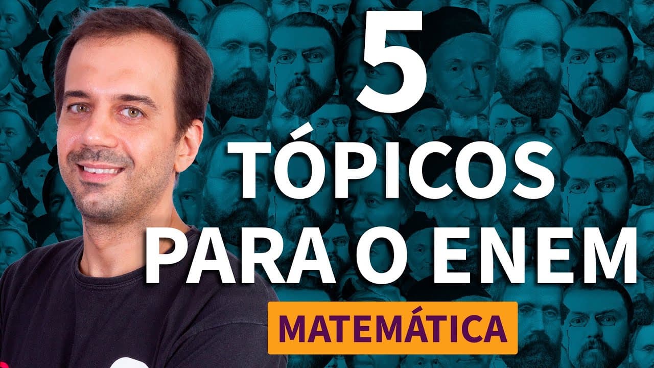 Thumbnail: CINCO ASSUNTOS QUE VÃO CAIR NA PROVA DE MATEMÁTICA DO ENEM | ProEnem