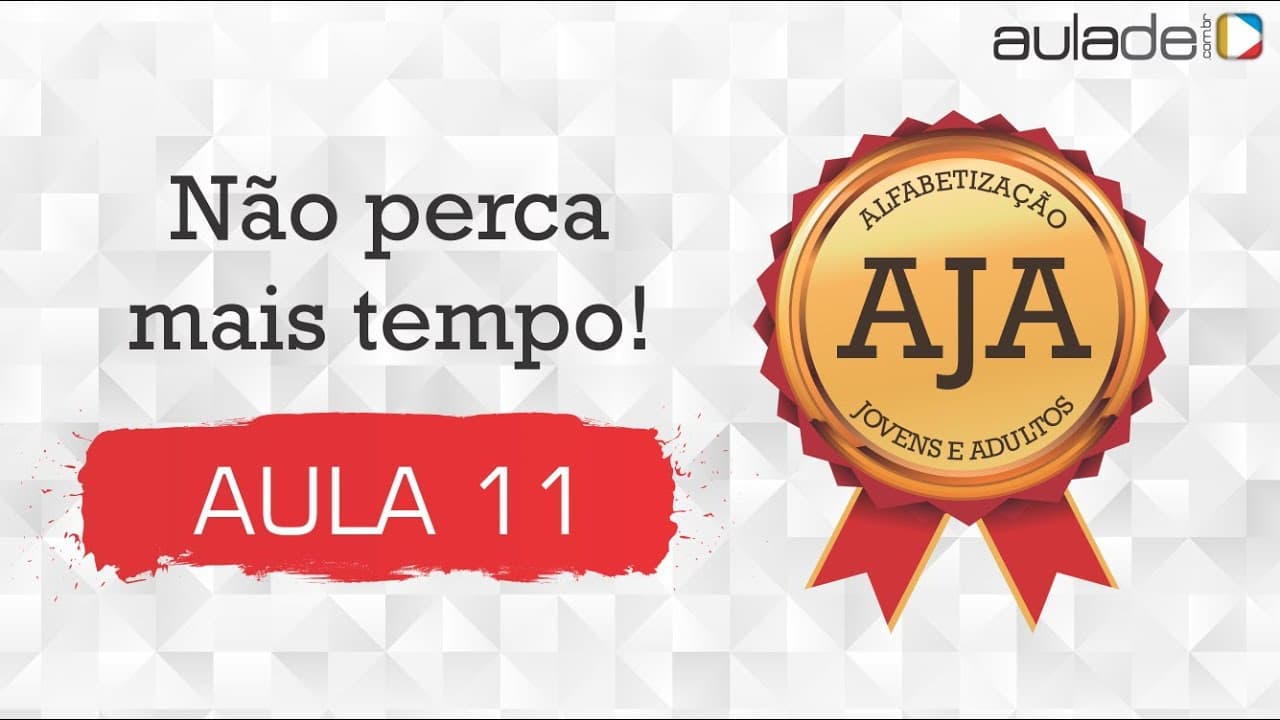 Thumbnail: AJA - Aula 11 - Ordem Alfabética II