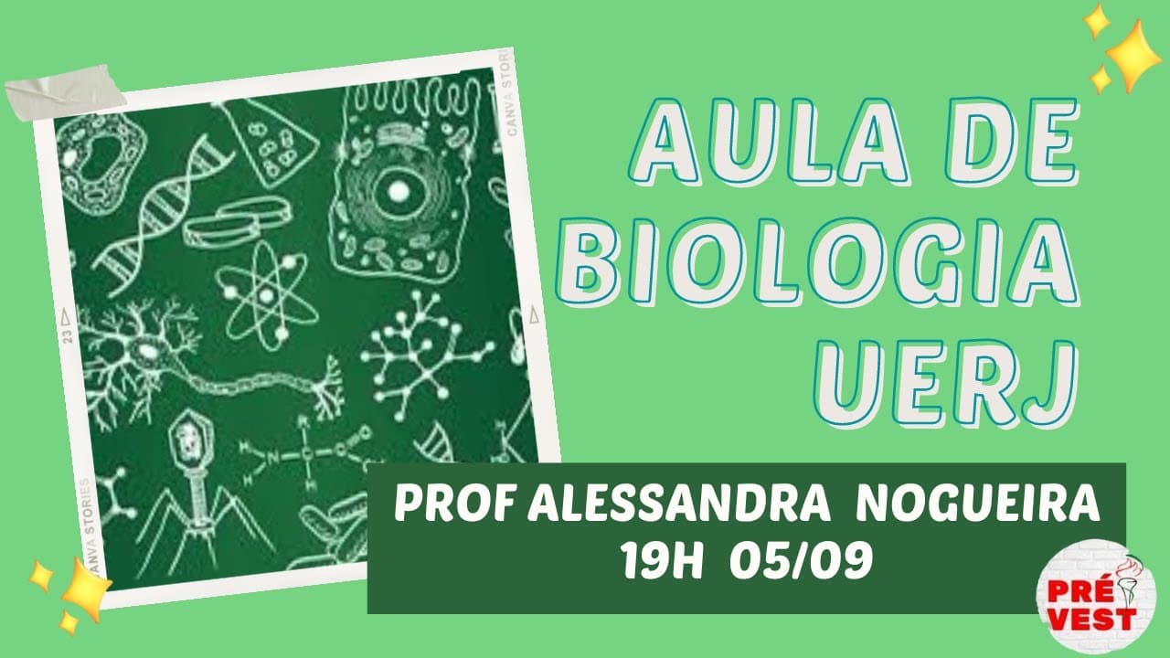 Thumbnail: Aula de Biologia Vestibular UERJ 2023