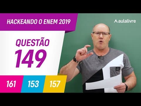 Thumbnail da aula: Enem 2019 | Matemática : Matemática Financeira | Questão 149 (Cinza)