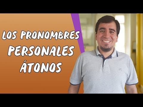 Thumbnail da aula: Los Pronombres Personales Átonos - Brasil Escola