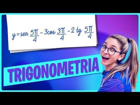 Thumbnail da aula: ARCOS MÚLTIPLOS DE 45º - SEN, COS E TG | EXPRESSÃO TRIGONOMÉTRICA | REDUÇÃO AO 1º QUADRANTE