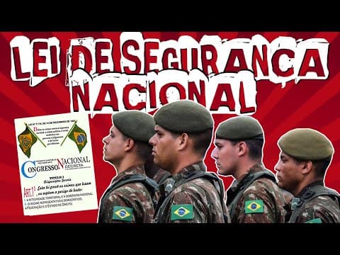 Thumbnail da aula: O QUE É A LEI DE SEGURANÇA NACIONAL E A SUA HISTÓRIA?