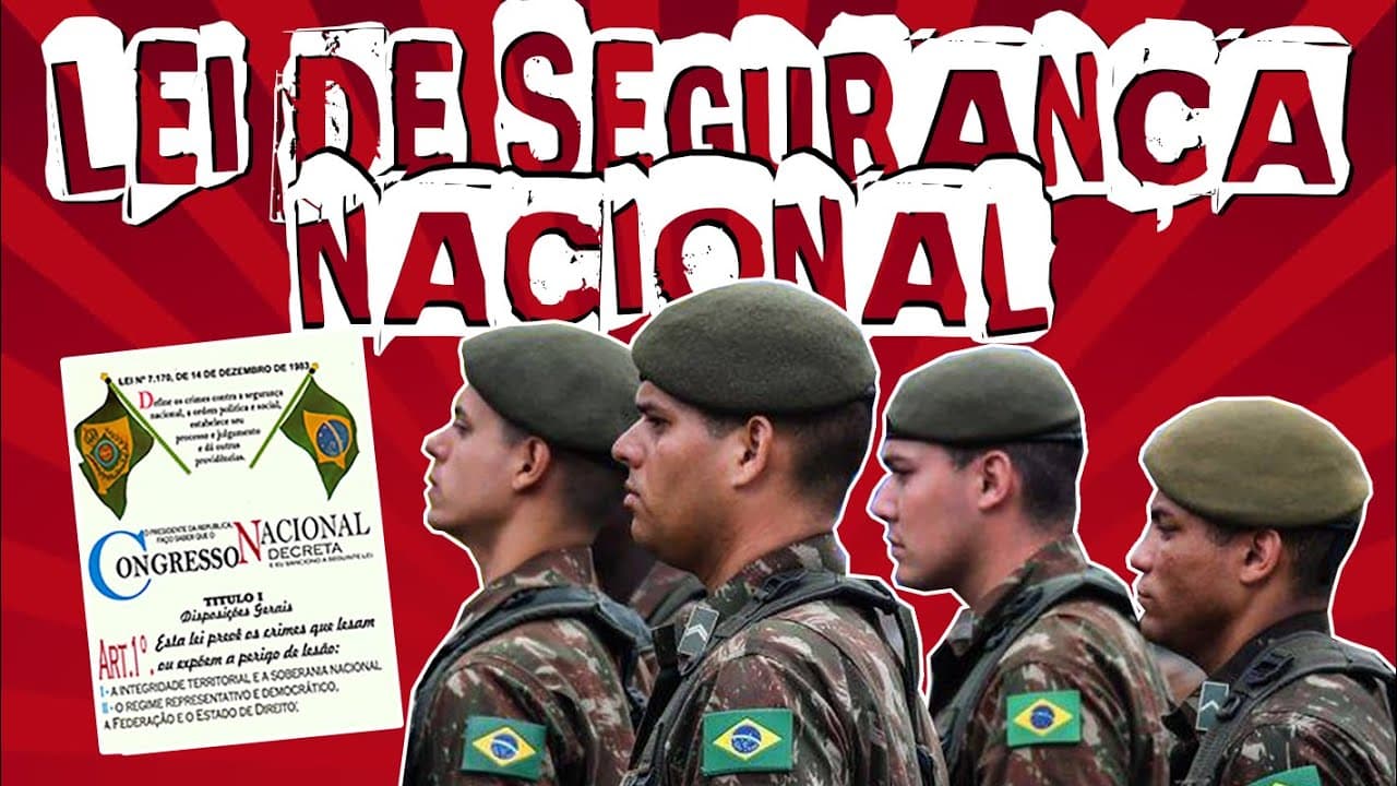 Thumbnail: O QUE É A LEI DE SEGURANÇA NACIONAL E A SUA HISTÓRIA?