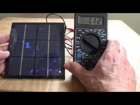 Thumbnail da aula: Célula Fotovoltaica - Medida de DDP - Prof. Marcelo Boaro