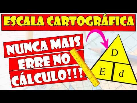 Thumbnail da aula: Escala Cartográfica - NUNCA MAIS erre no cálculo!!