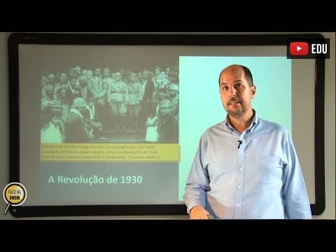 Thumbnail da aula: Videoaulas Poliedro | Enem | A Revolução de 1930