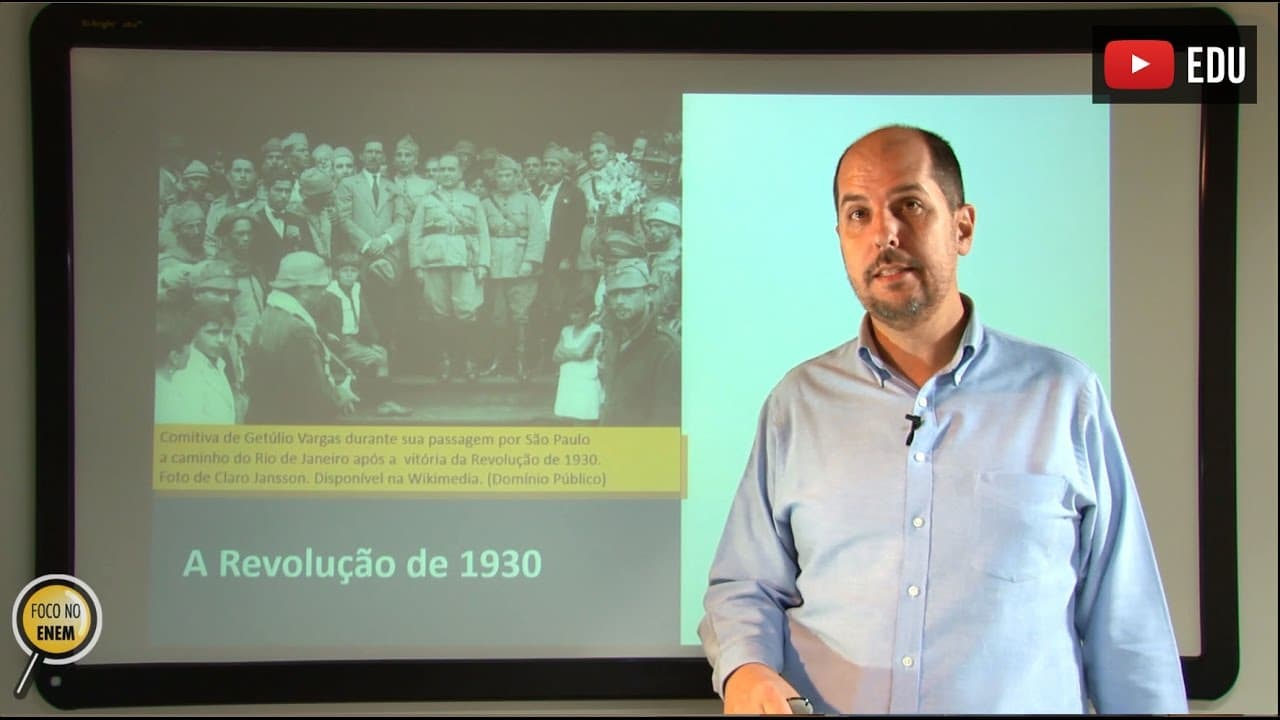 Thumbnail: Videoaulas Poliedro | Enem | A Revolução de 1930