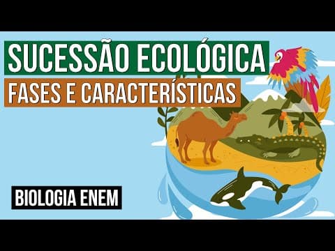 Thumbnail da aula: SUCESSÃO ECOLÓGICA: fases e características | Biologia para o Enem | Cláudia de Souza Aguiar