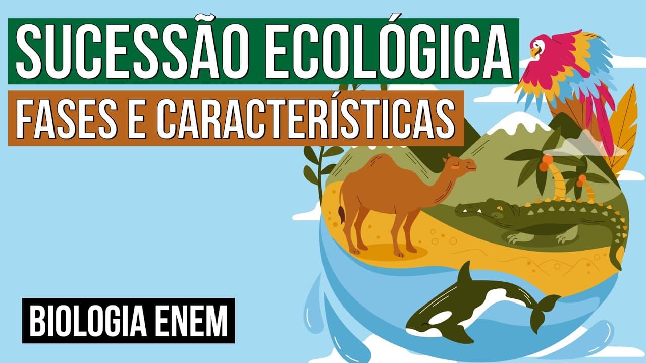 Thumbnail: SUCESSÃO ECOLÓGICA: fases e características | Biologia para o Enem | Cláudia de Souza Aguiar