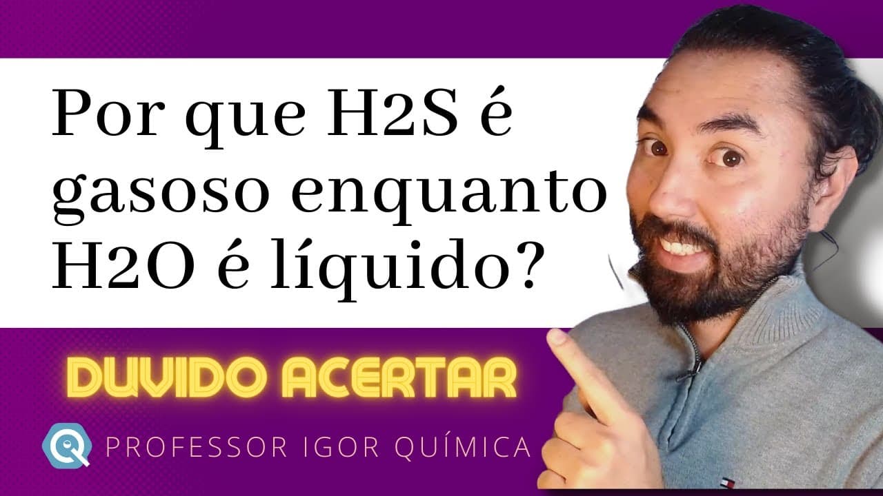 Thumbnail: Por que H2S é gás e H2O é líquido? | Unioeste 2023