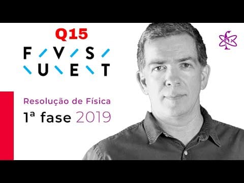 Thumbnail da aula: FUVEST 2019 - 1ª Fase - Em uma fábrica um técnico deve medir - Física - Professor Pinguim